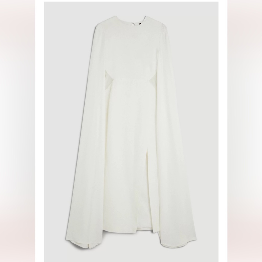 Karen Millen white long sleeve gown (make an offer) - Picture 4 of 8